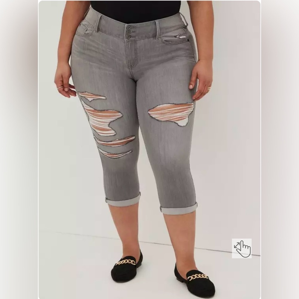 Torrid Crop Skinny Jegging Super Soft High-Rise Jean